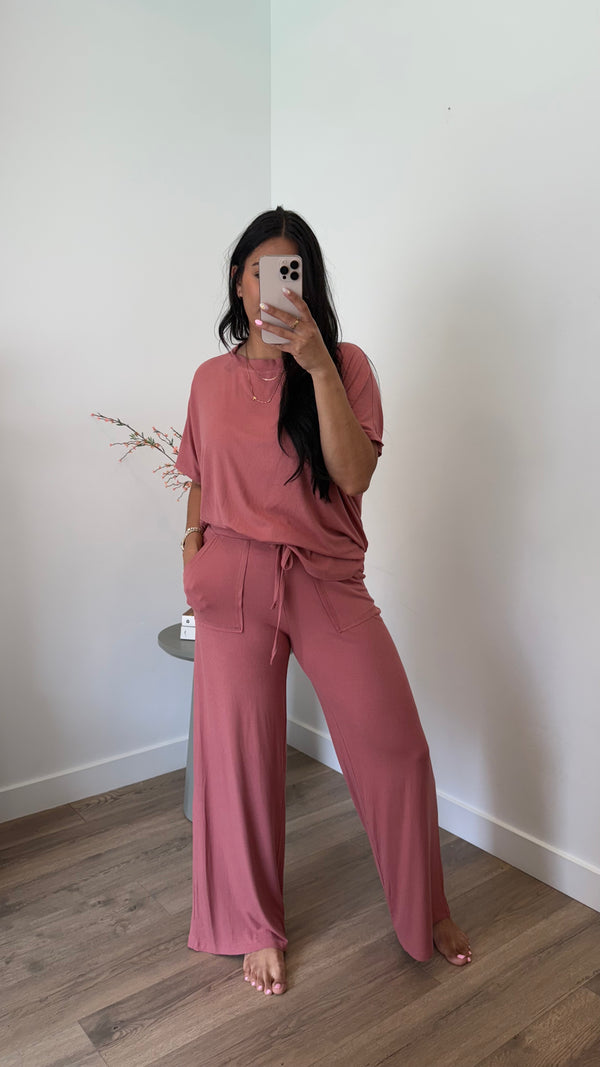 The Ribbed Lounge Set