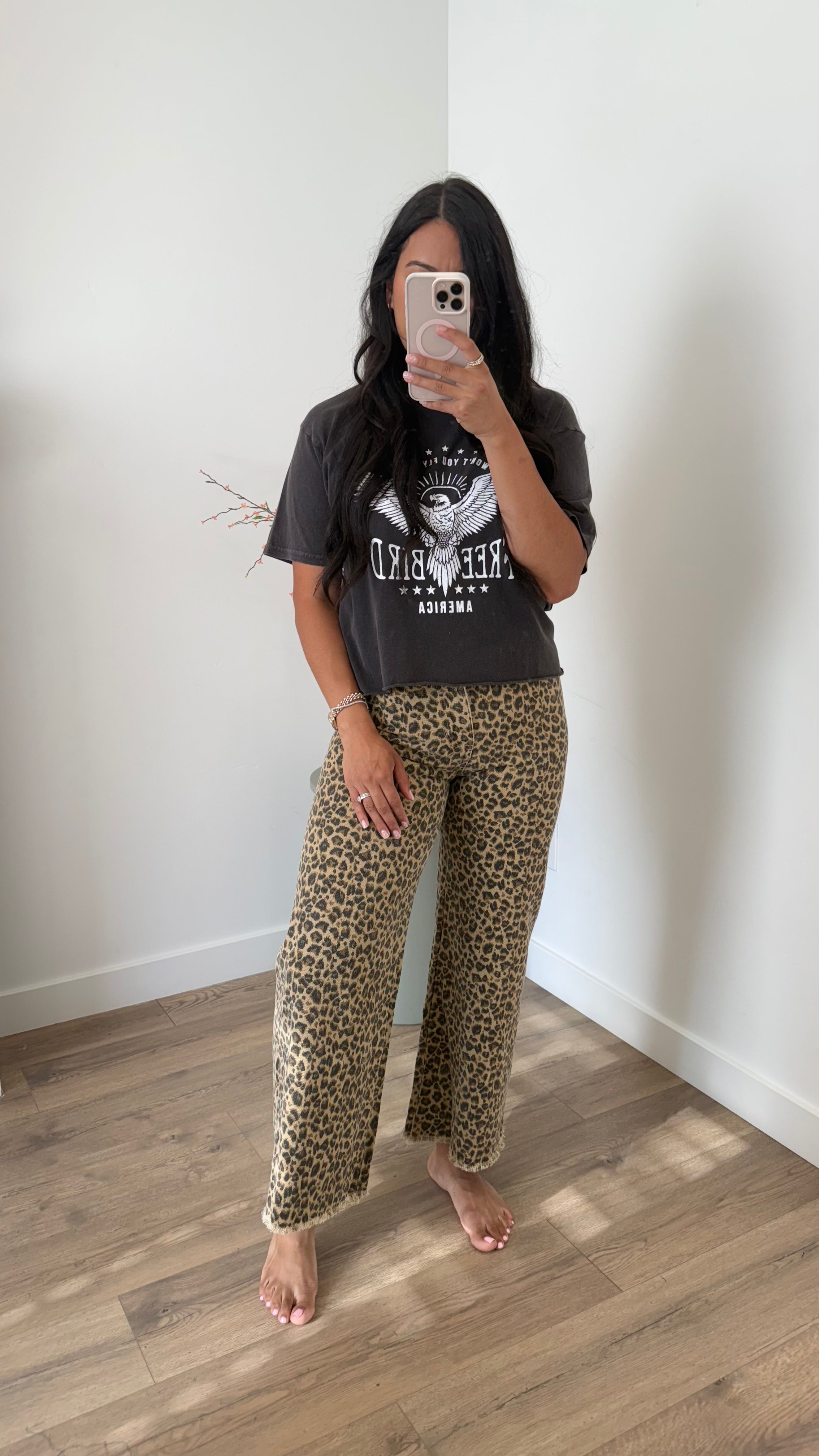 Leopard Denim