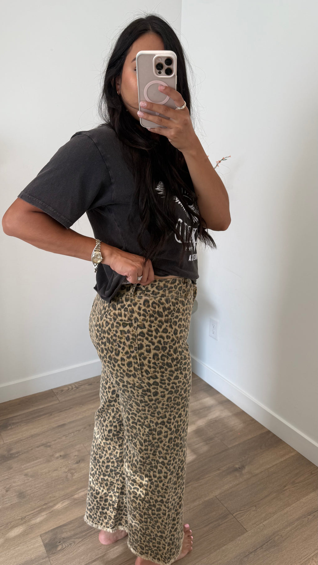 Leopard Denim